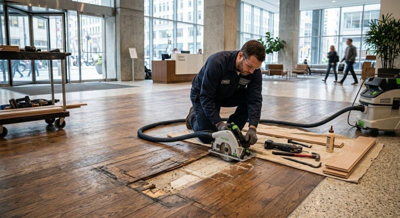 Our team working on Flooring Service projects in Warren County, NJ
