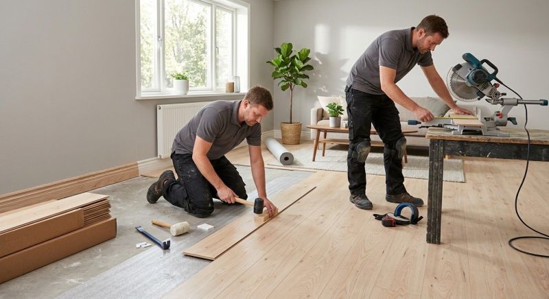 Laminate Floor Installation in Upper Black Eddy, PA