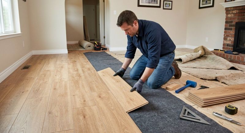 Laminate Floor Remodeling in Warren County, NJ