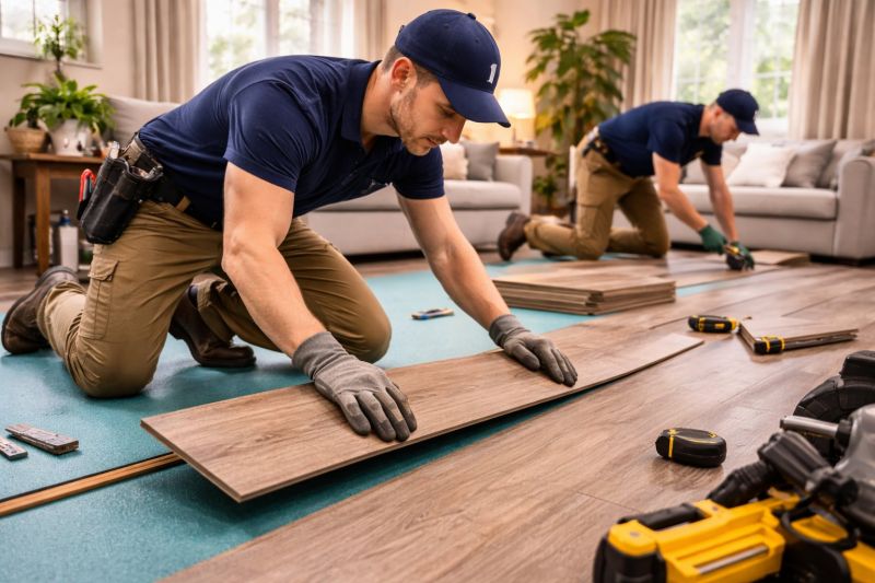 Laminate Floor Replacement in Hampton, NJ