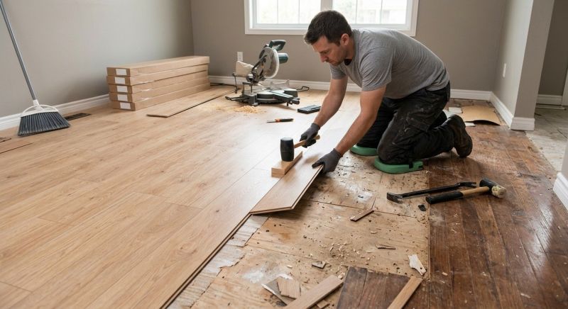 Laminate Floor Replacement in Quakertown, PA