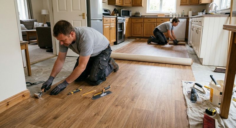 Linoleum Floor Installation in Warren County, NJ