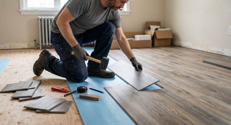 Linoleum Flooring Replacement in Warren County, NJ